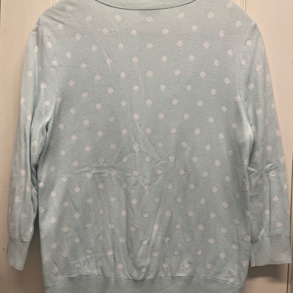 TALBOTS Polka dots SWEATER - Picture 2 of 3